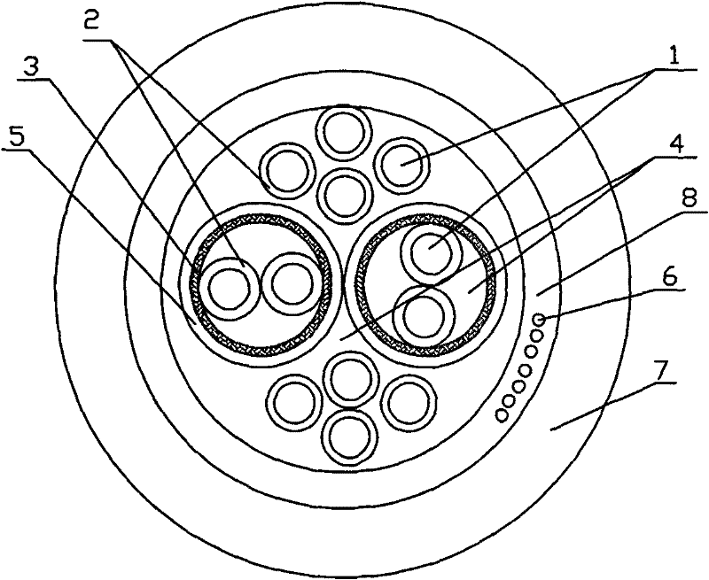 High-shielding composite energy-saving anti-freezing signal transmission cable