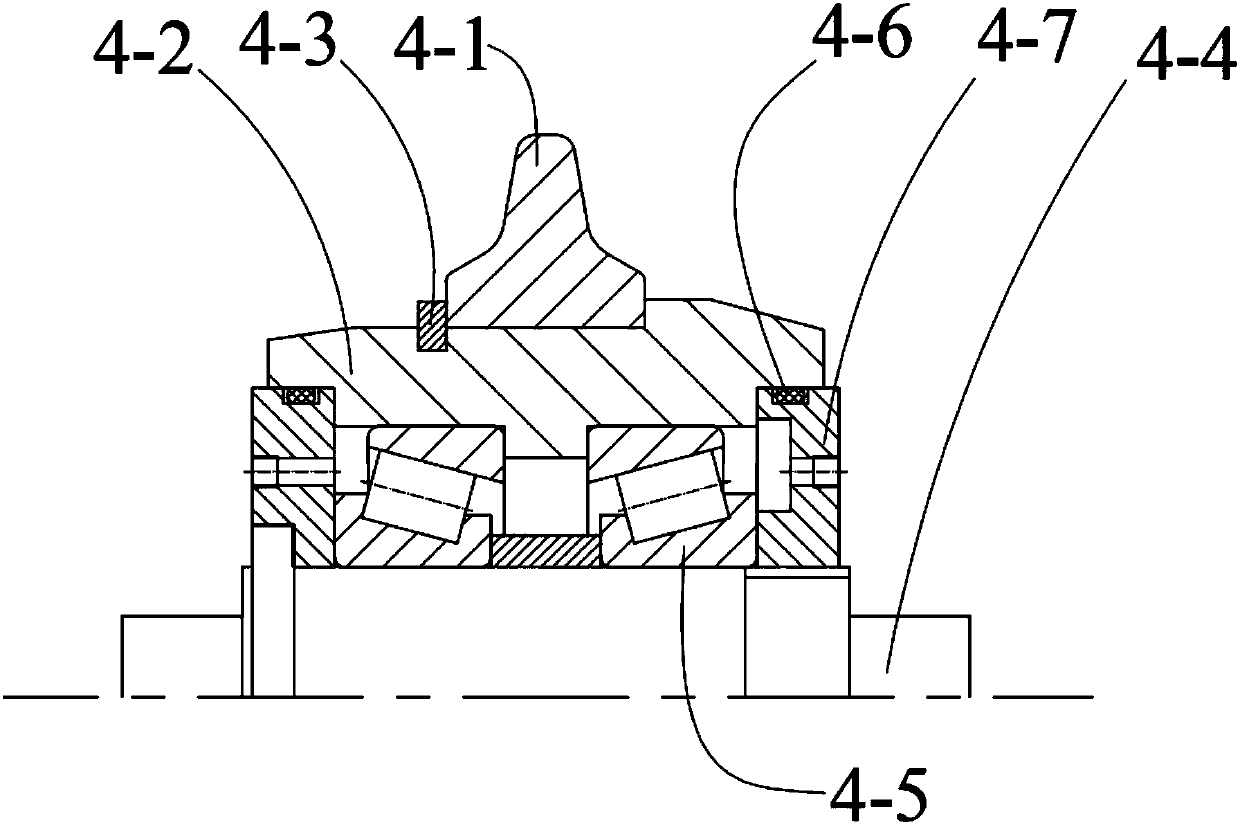 Cutter ring and cutter body matching surface positive pressure test system and test method of hobbing cutter