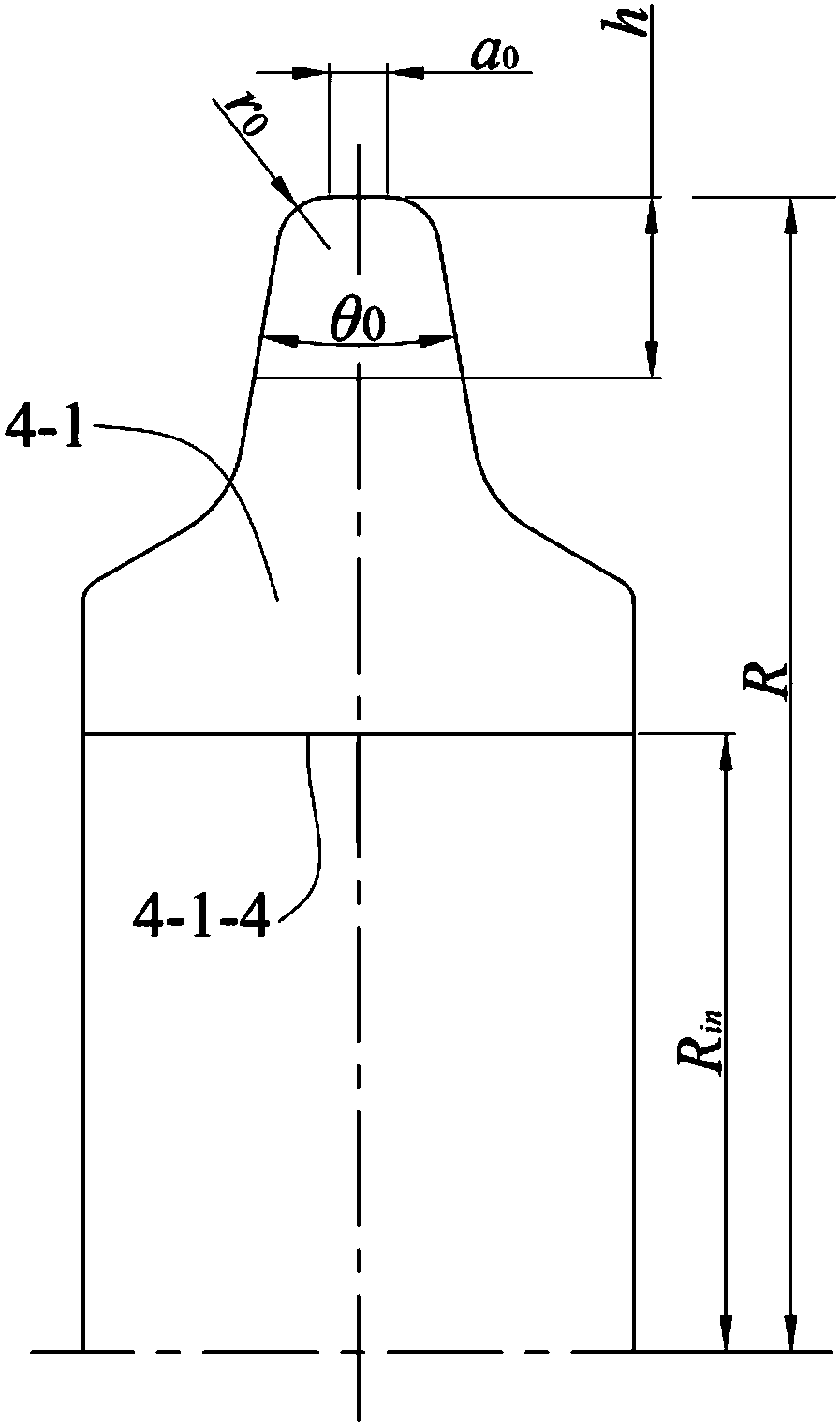 Cutter ring and cutter body matching surface positive pressure test system and test method of hobbing cutter