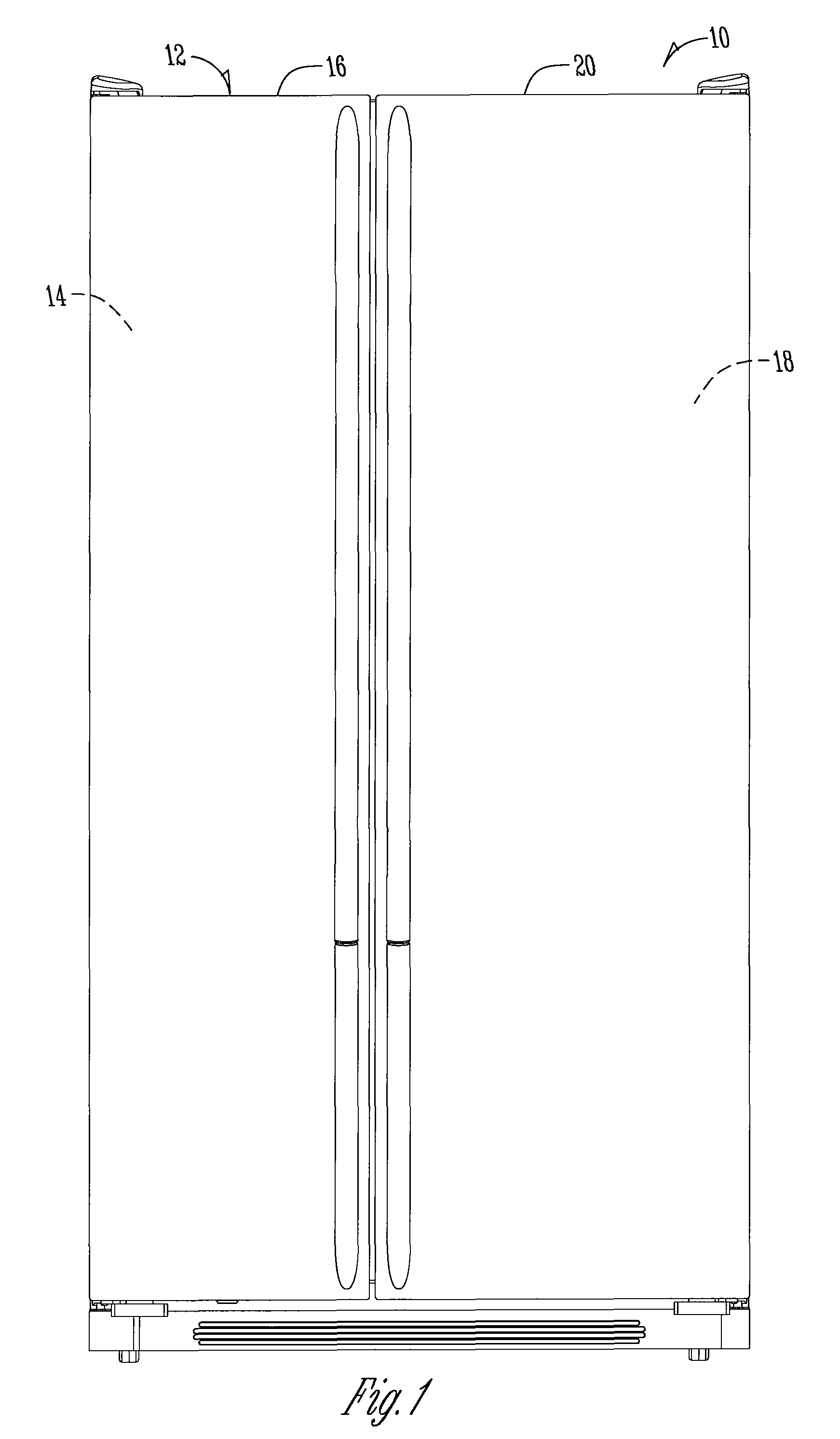 Refrigerator with continuous vacuum insulation