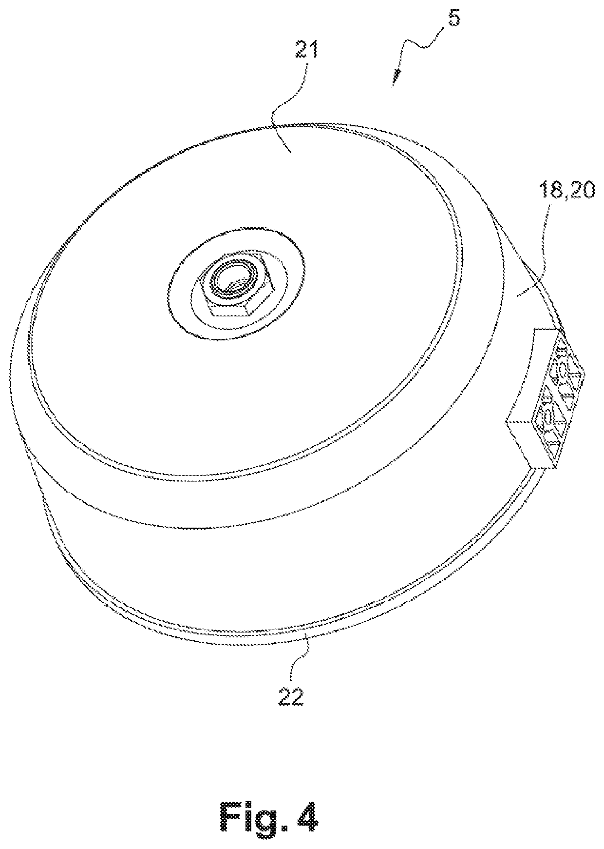 Unit for grinding biological samples