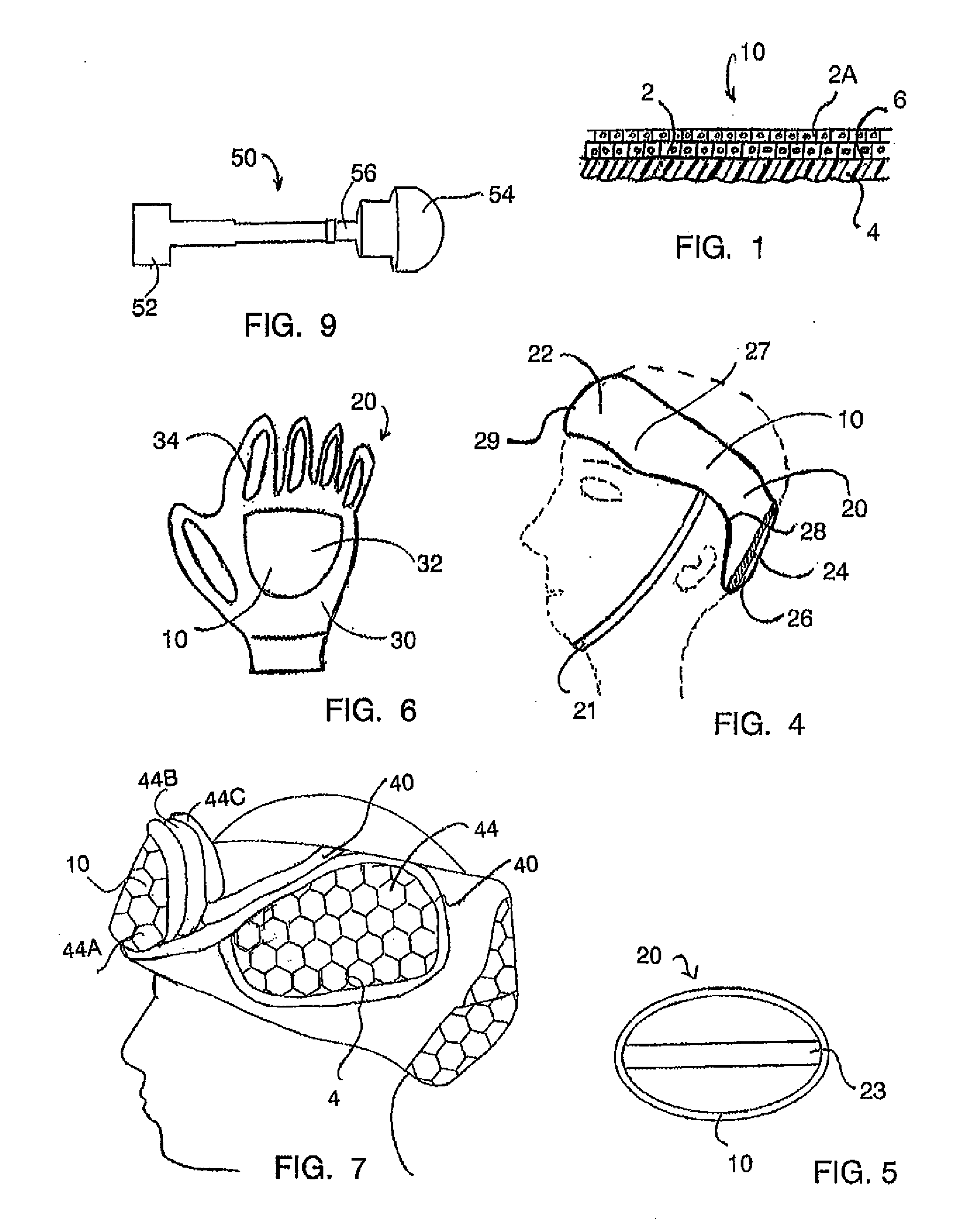 Impact Shock Absorbing Material