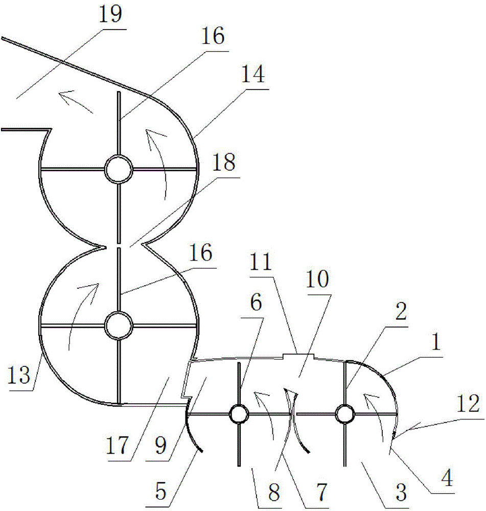 Dual-rolling broom sweeping mechanism for sweeping vehicle