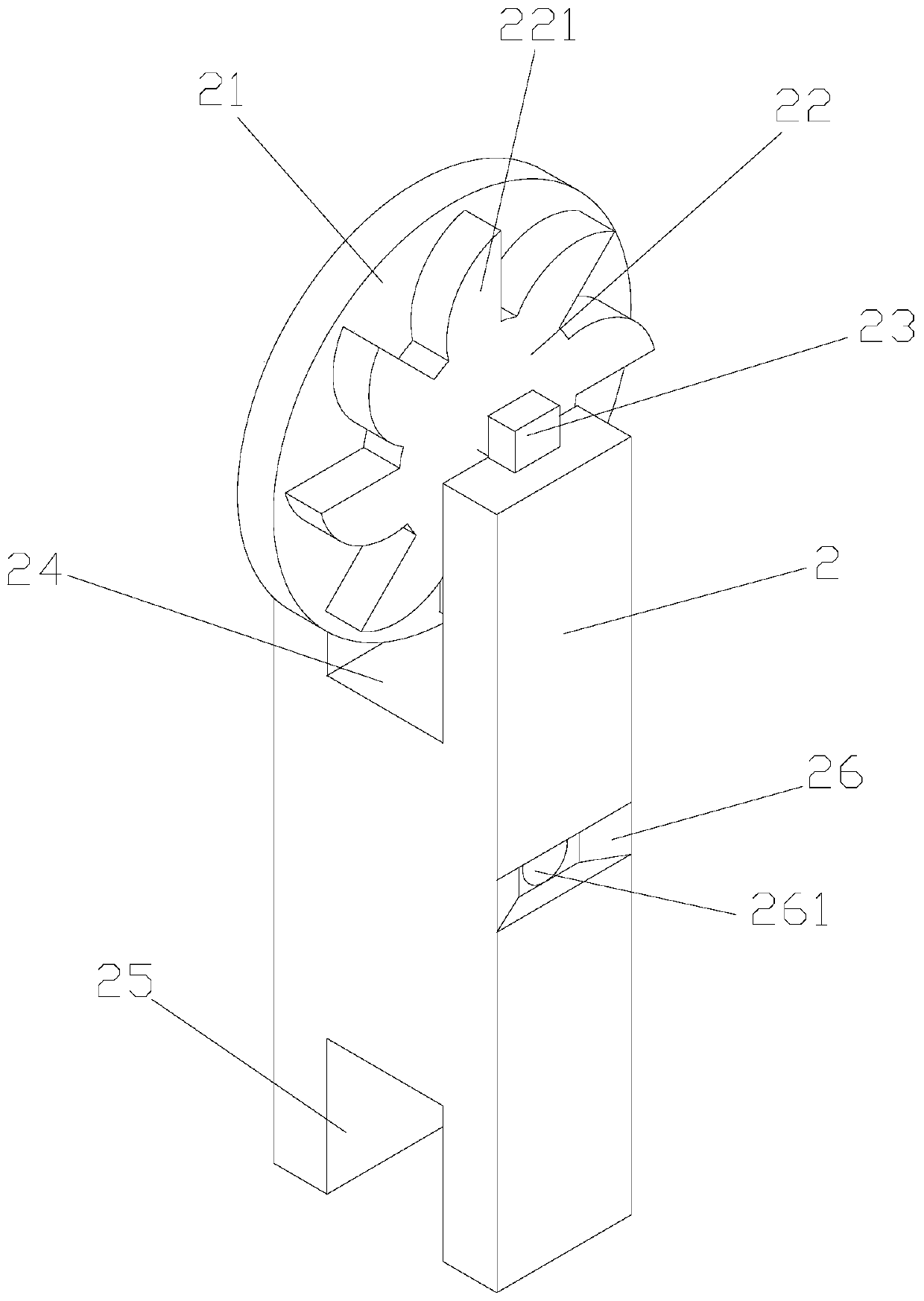 A joystick for an electric balance car