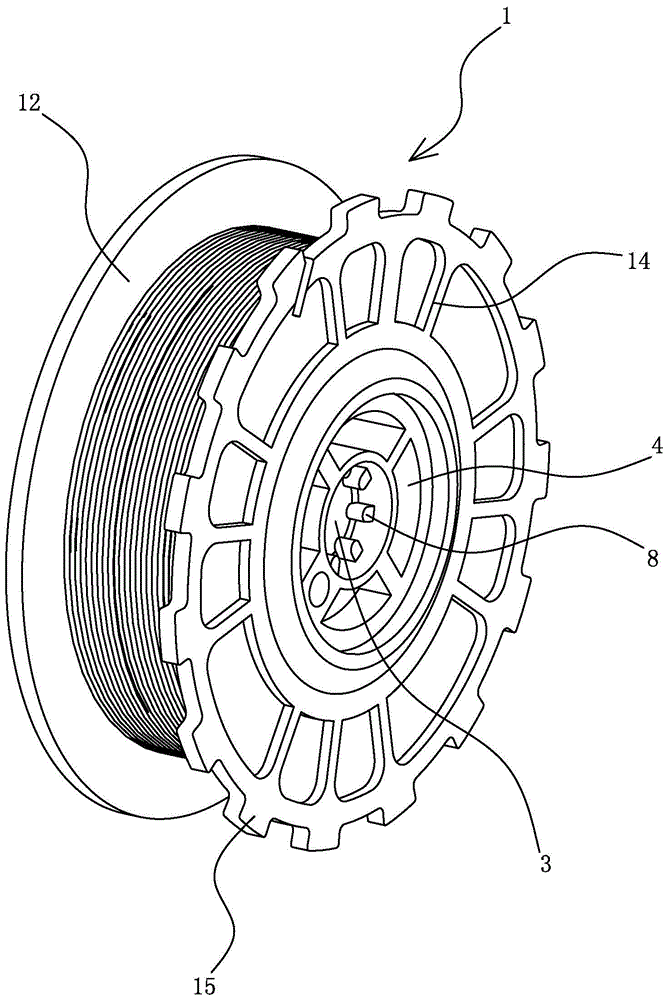 Wire coil and steel bar binding machine