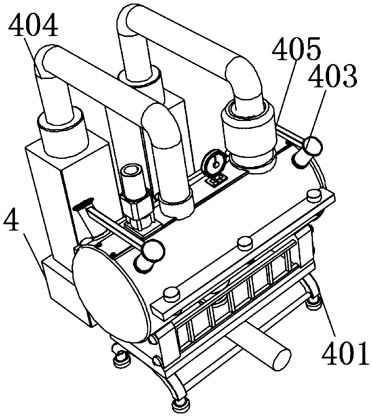 Municipal full-automatic negative-pressure-free water supply equipment convenient to overhaul