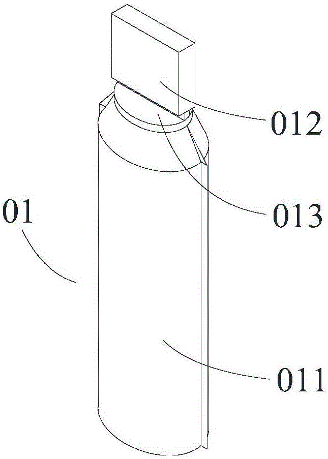 Automatic dispensing system for plastic ampoule bottle and dispensing method