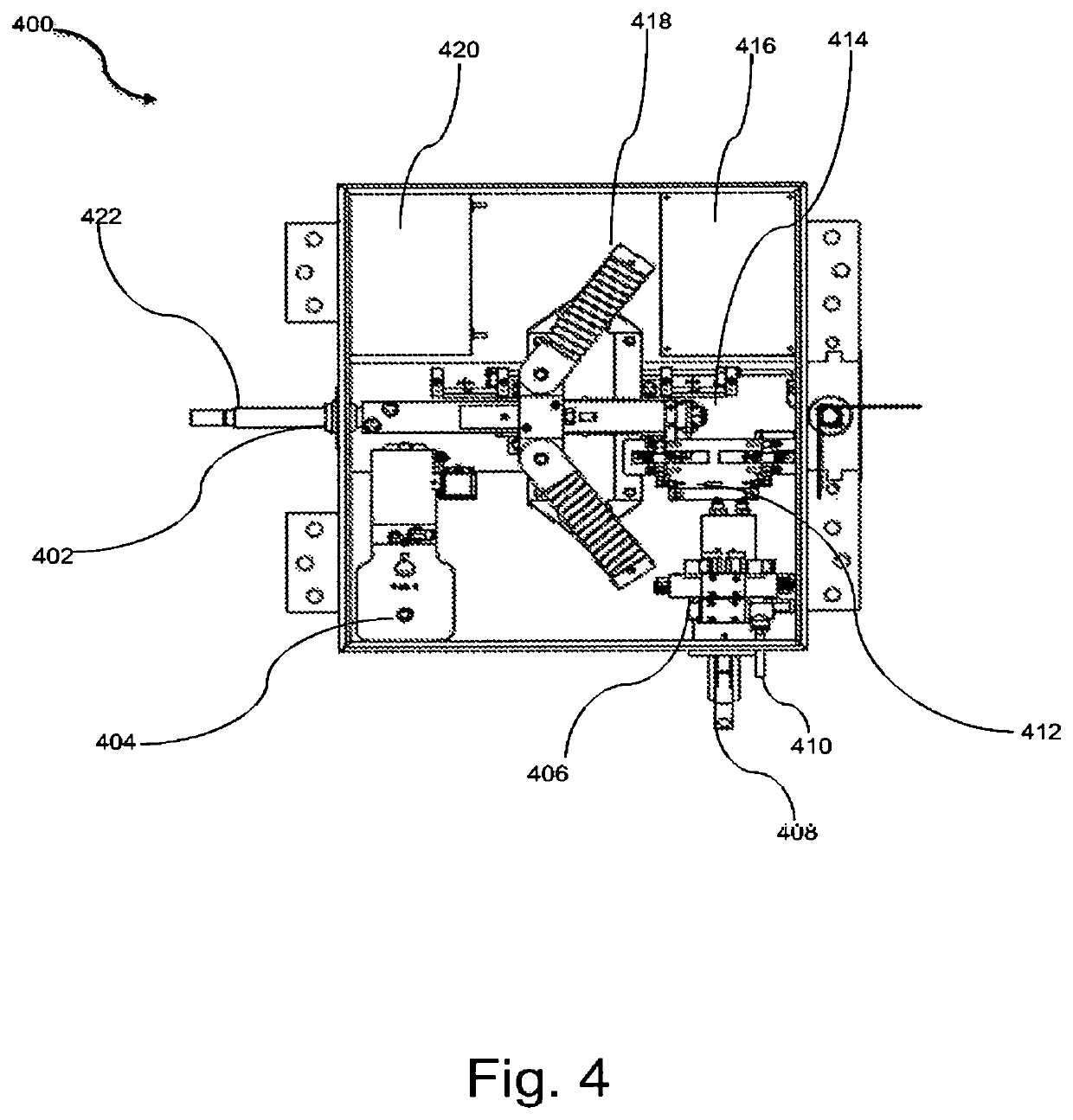 Railway switch device for moving railroad switch points