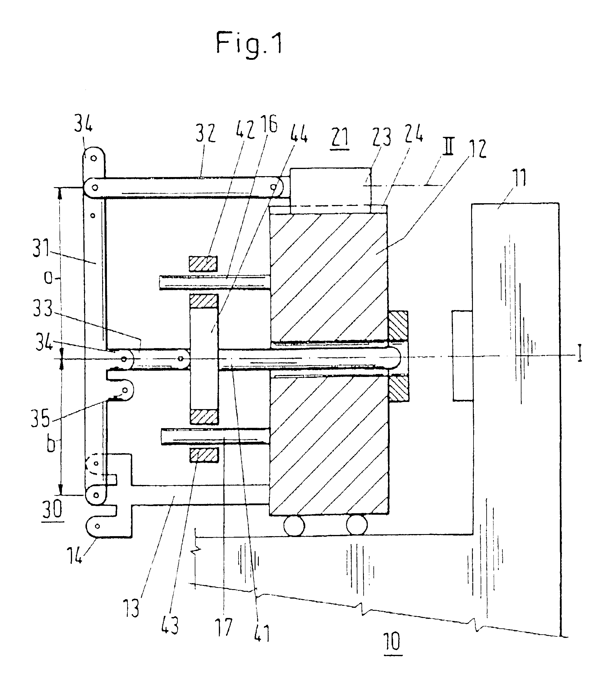 Ejector device for an injection molding machine for plastics