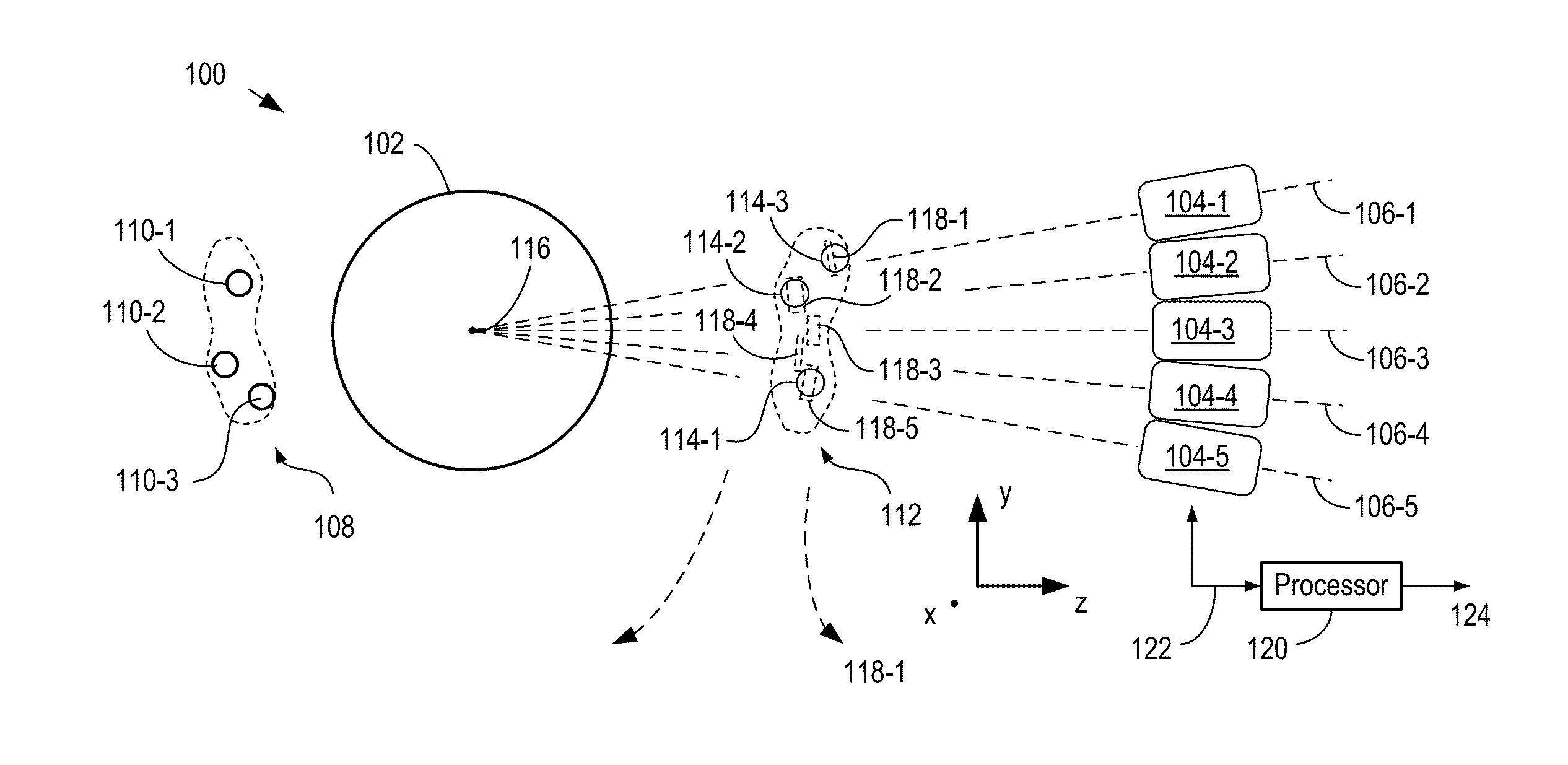 Multiscale optical system having dynamic camera settings