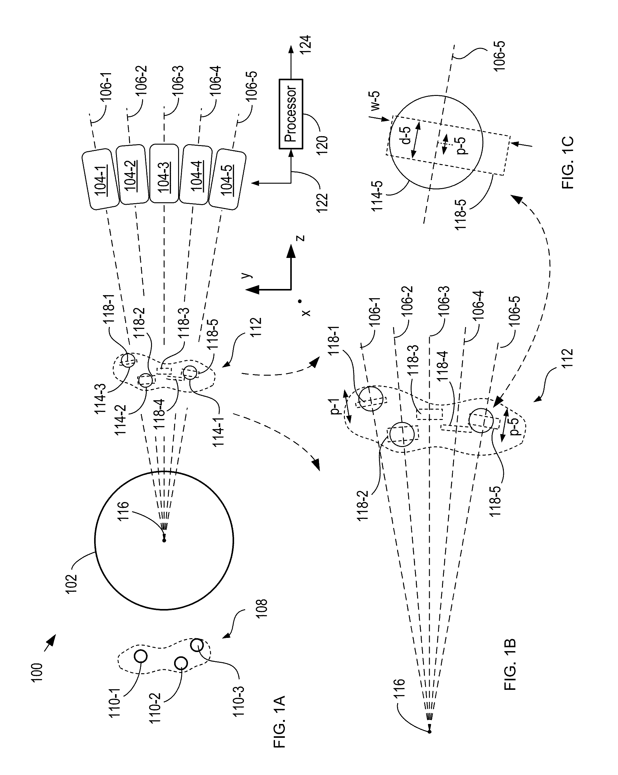 Multiscale optical system having dynamic camera settings