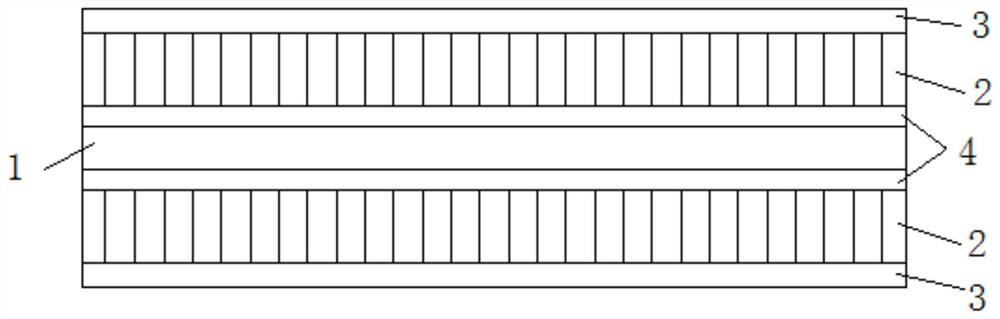 High-strength aramid paper sandwich composite structure and manufacturing method thereof