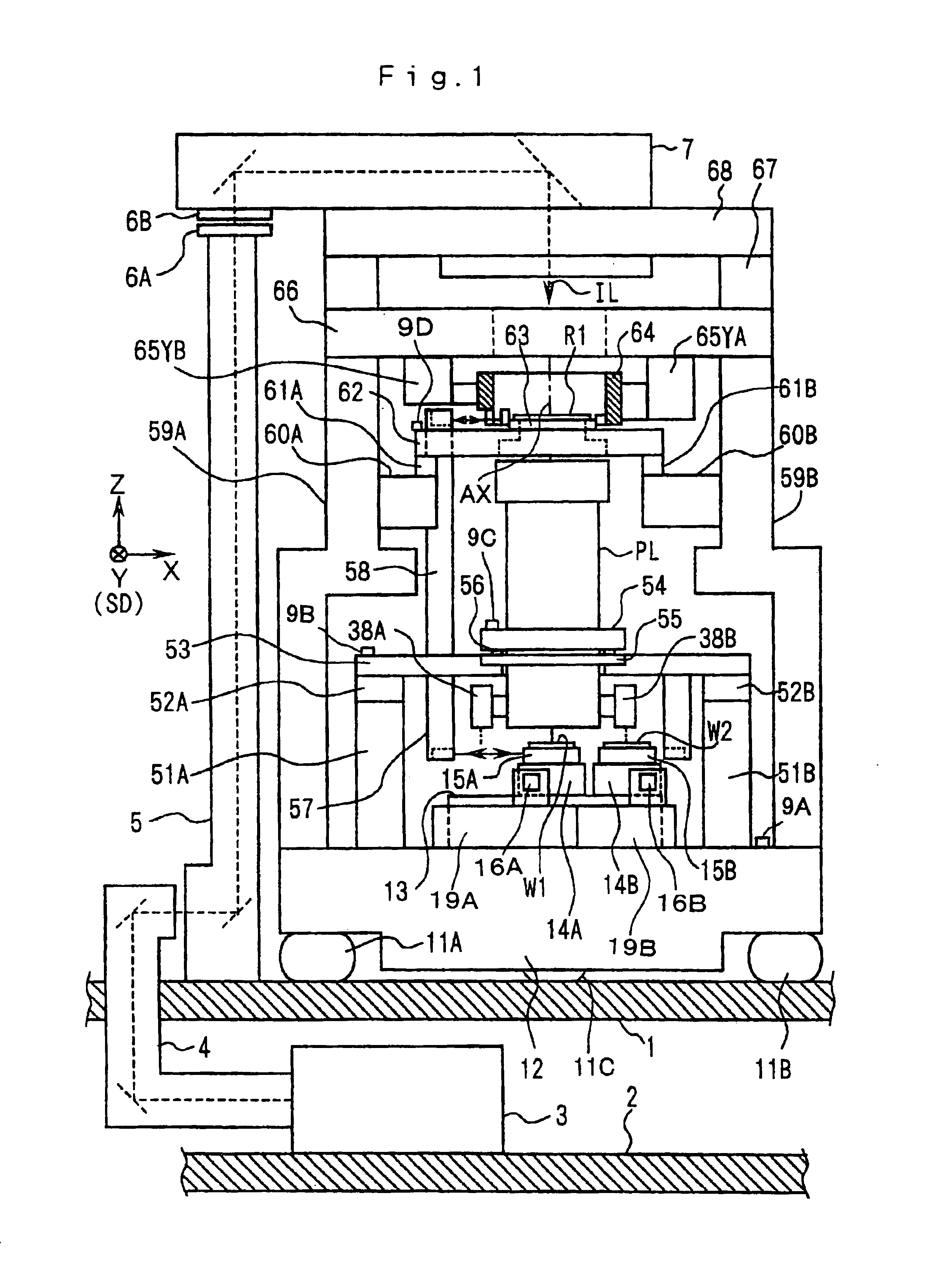 Exposure method and apparatus