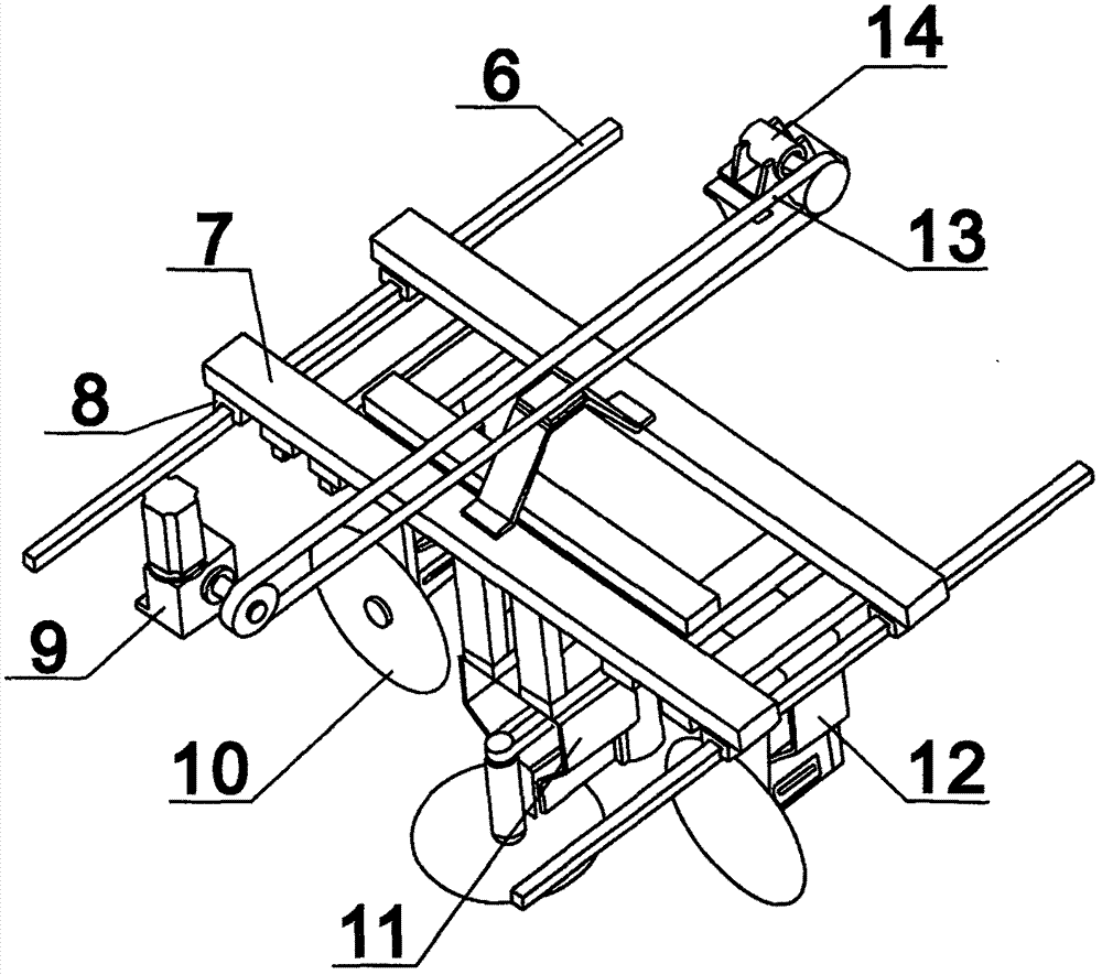 Gantry type combined cutting tool