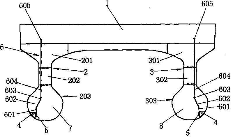 Small waterplane area twin-hull ship