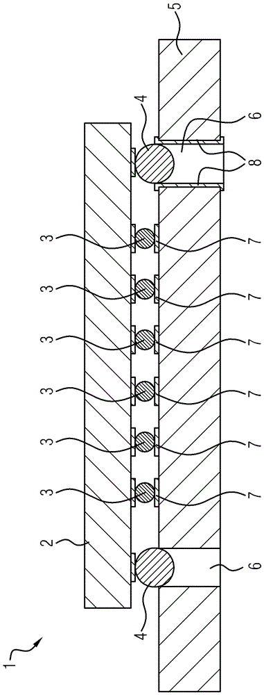 A device having a carrier substrate and at least one electrical component disposed thereon, and the electrical component