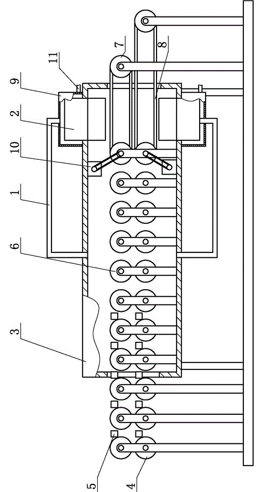 Singe-plate drying machine