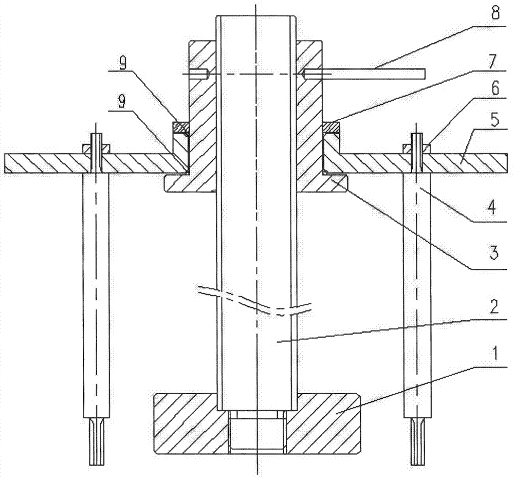 Tool for assembling photoelectric turntable motor