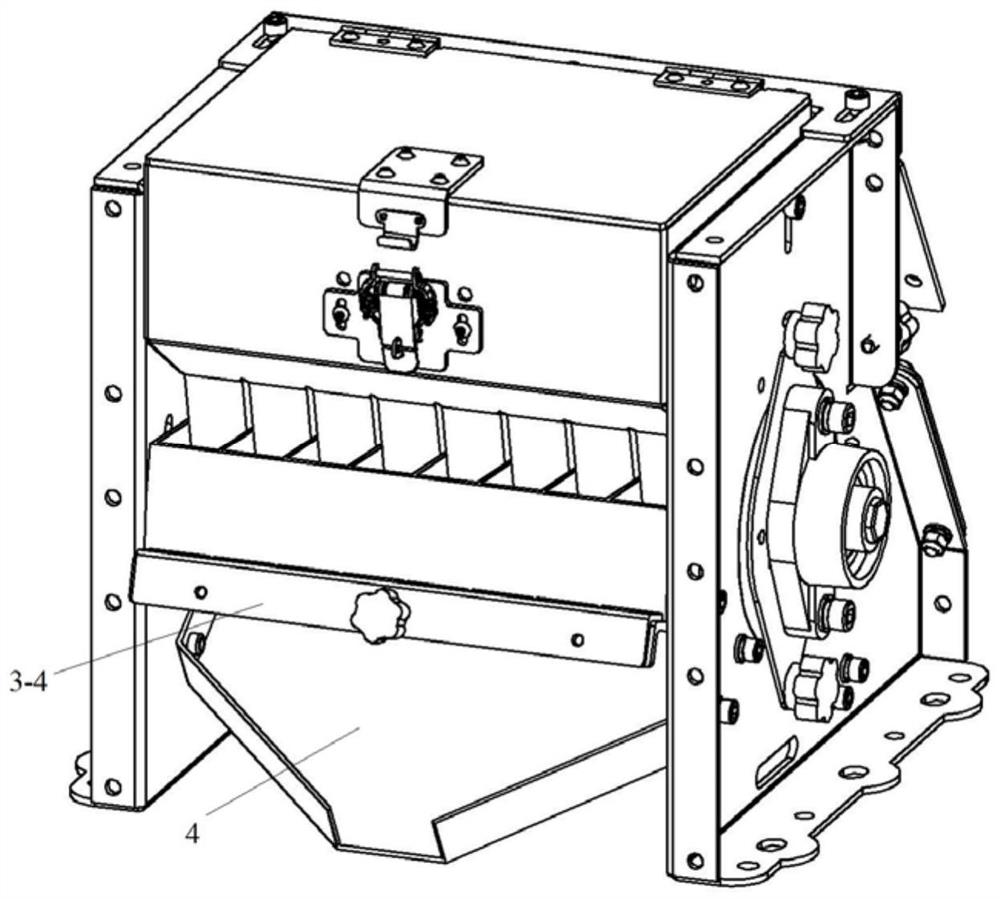 Self-disturbance small-particle-size dual-purpose mechanical and pneumatic combined type collecting and discharging device