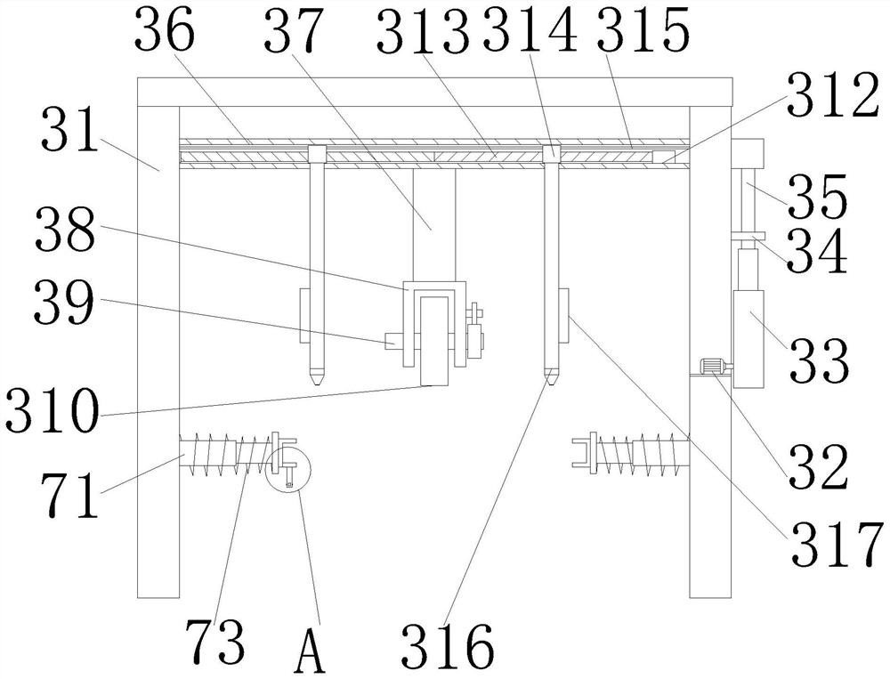 Automobile cold-rolled strip steel material processing system