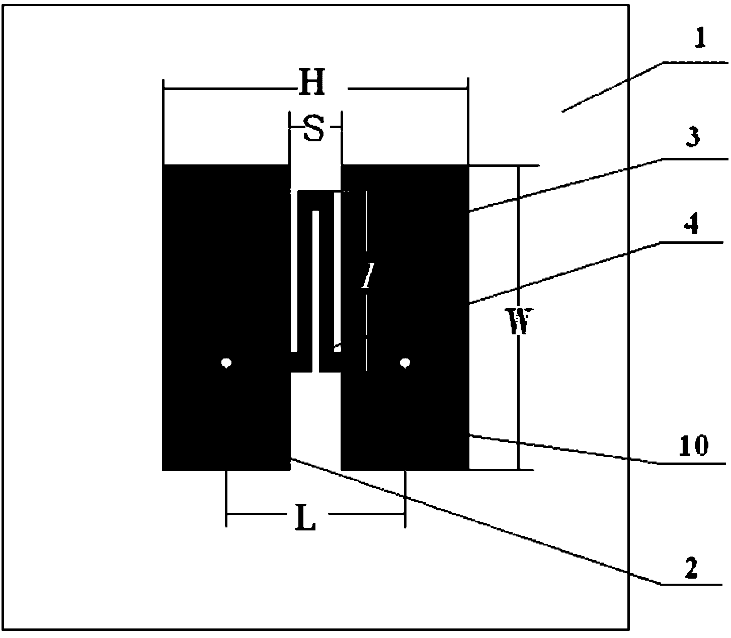 Half-wave Transmission Decoupling Microstrip Array Antenna with Small Pitch