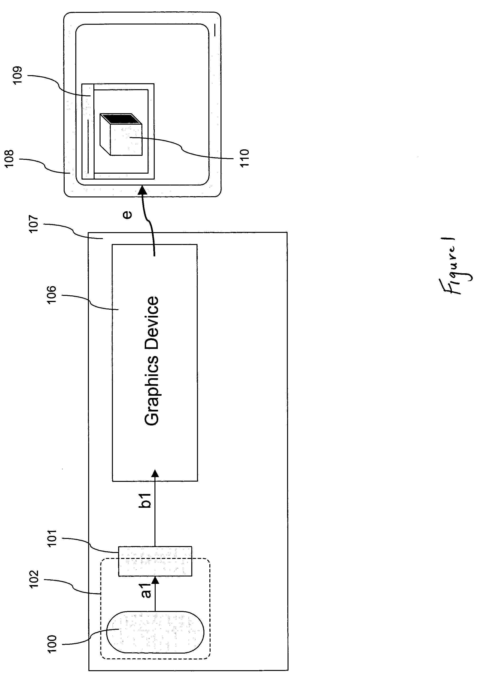 Integration of graphical application content into the graphical scene of another application