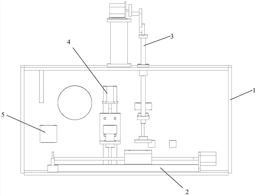 A friction generator testing device