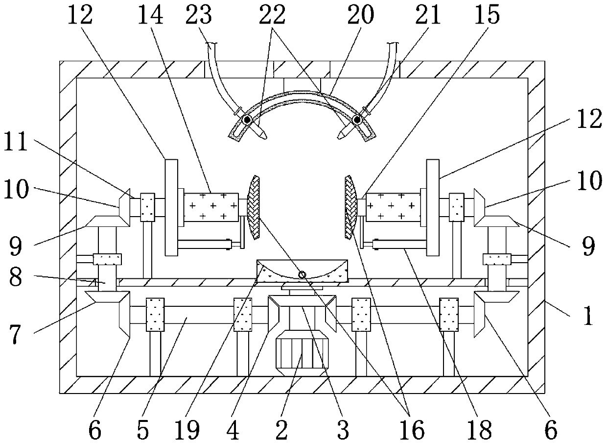 Drug detection external sugar coating removing device with washing function