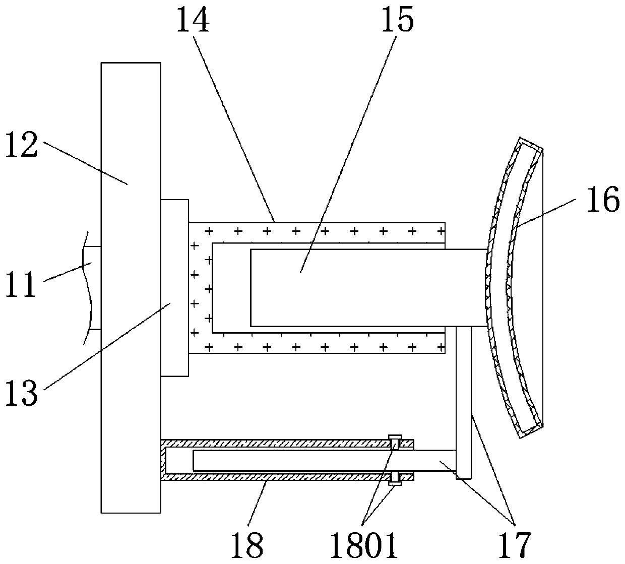 Drug detection external sugar coating removing device with washing function