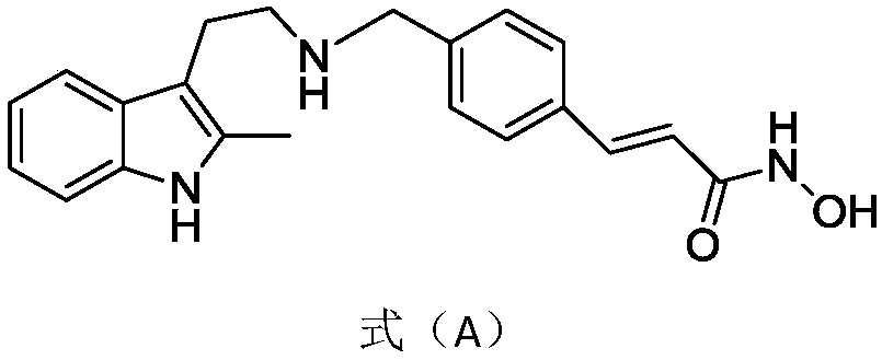 Panobinostat intermediate as well as synthesis and application thereof