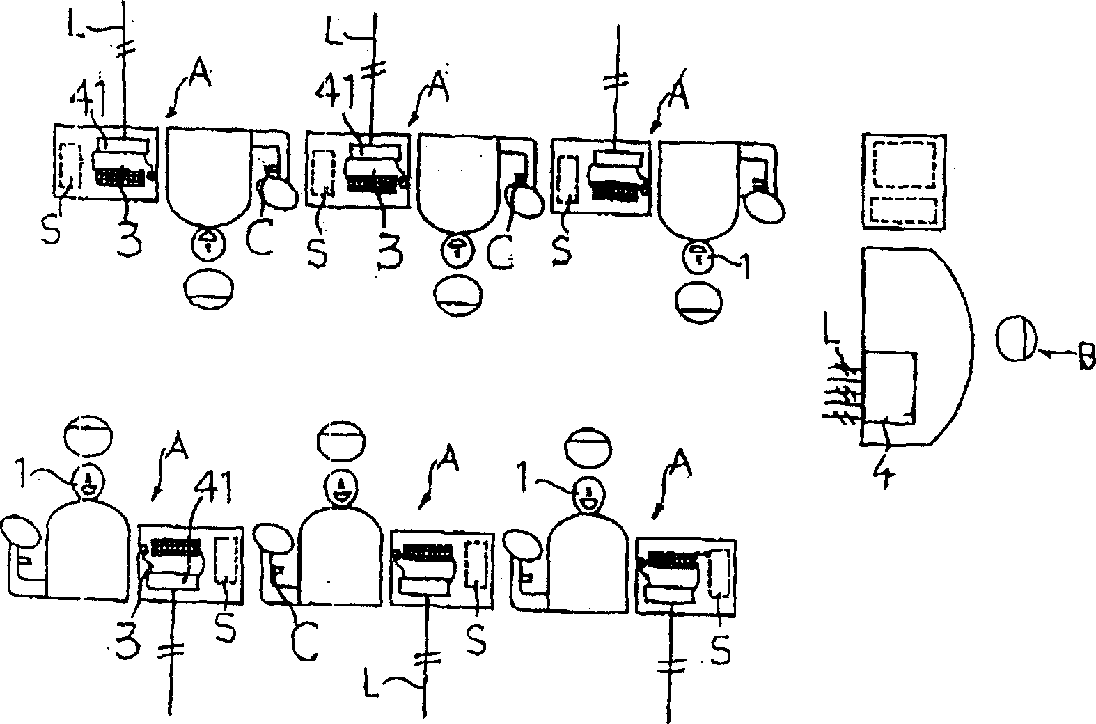 Network-adaptive medical diagnosis practice simulating apparatus