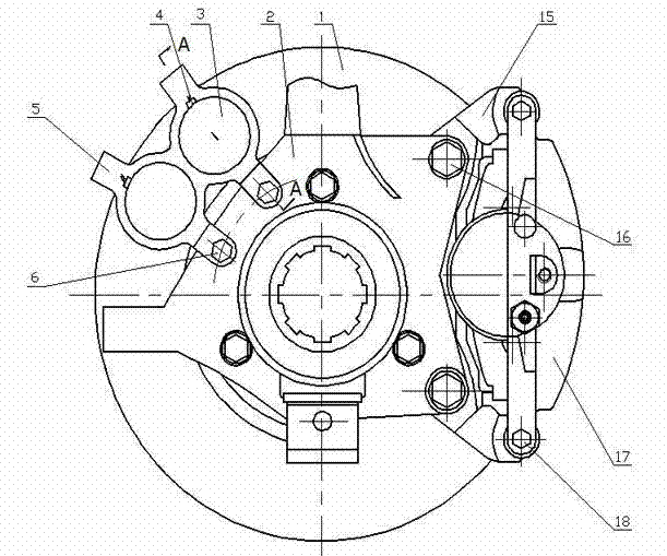 Permanent magnet braking and frictional braking combined brake and braking method