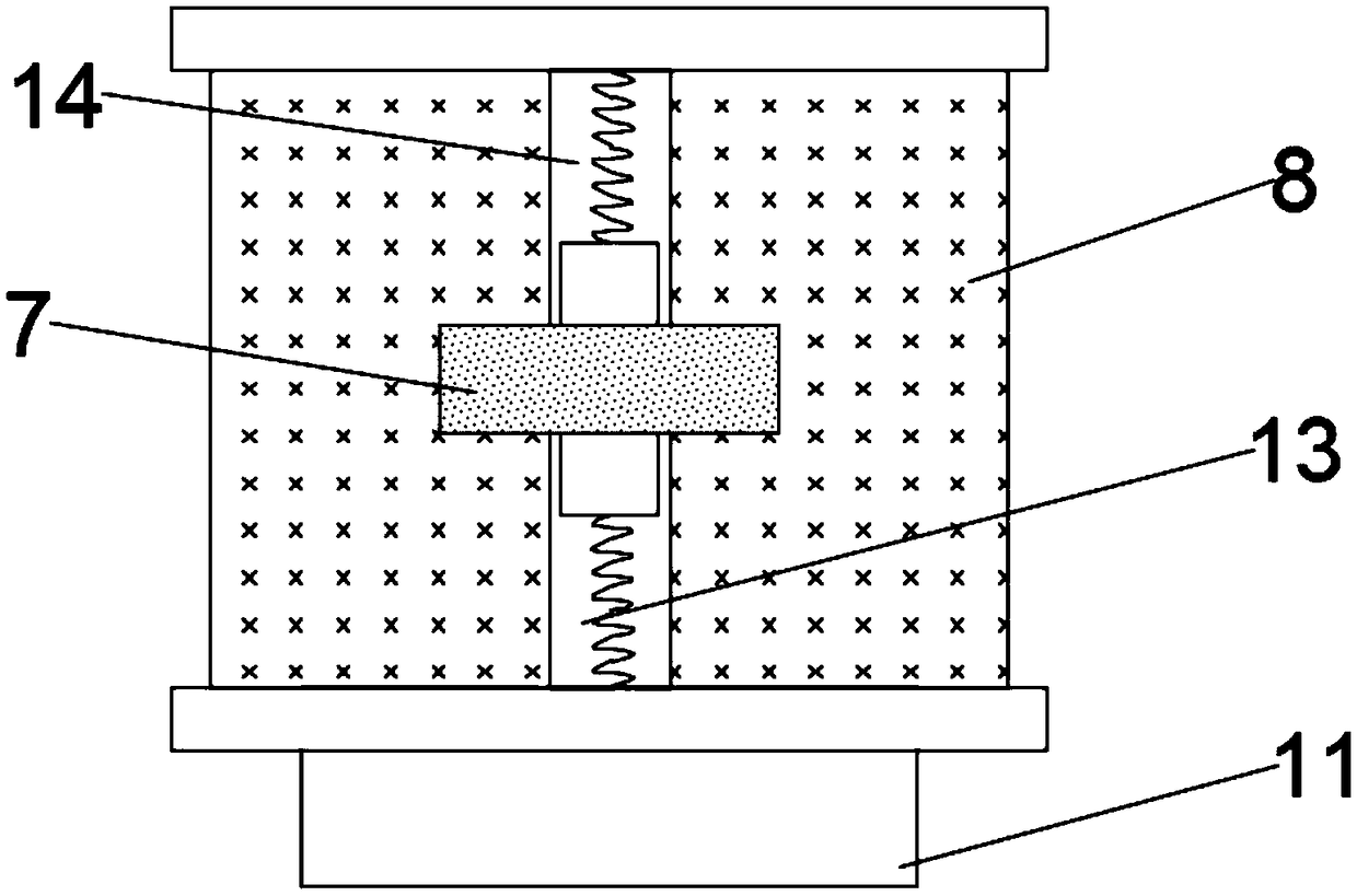 Agricultural seed pesticide dressing tank with impurity removal function