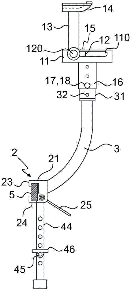 Intraspinal anesthesia position fixation support