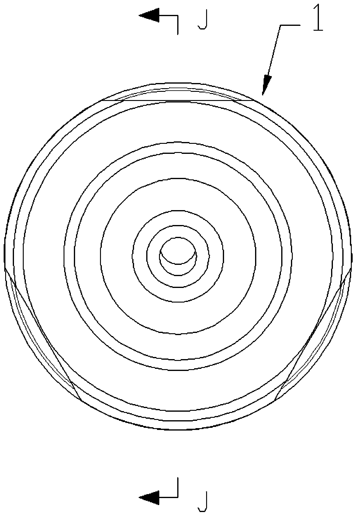 Valve seat and transverse cut-in type nozzle