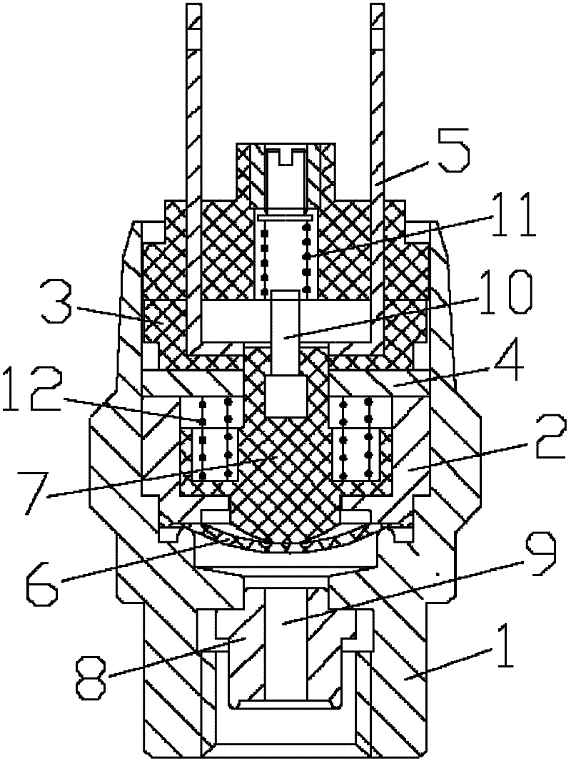 Air pressure signal lamp switch