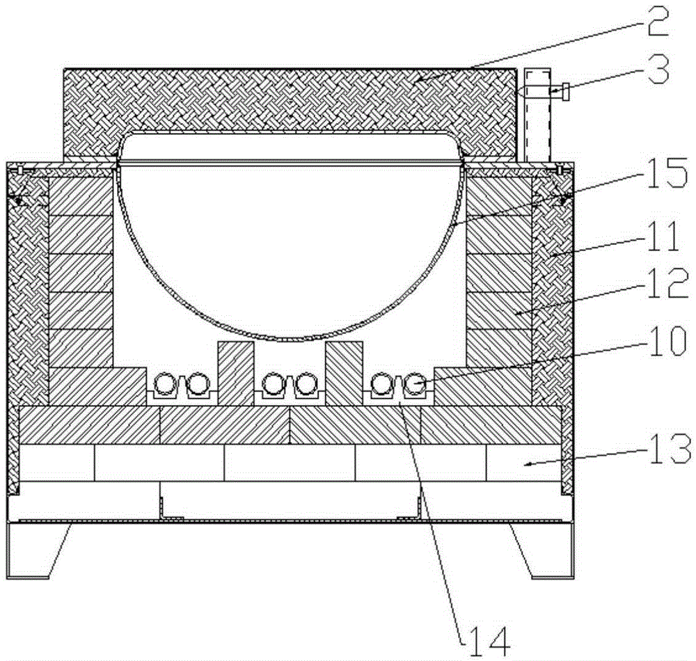 Temperature control type electric heating drug calcining equipment