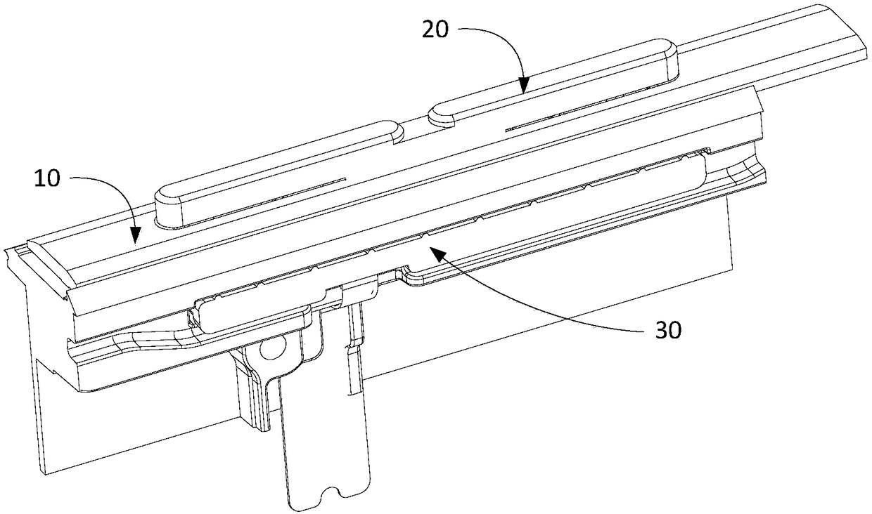 Key component for electronic device and electronic device