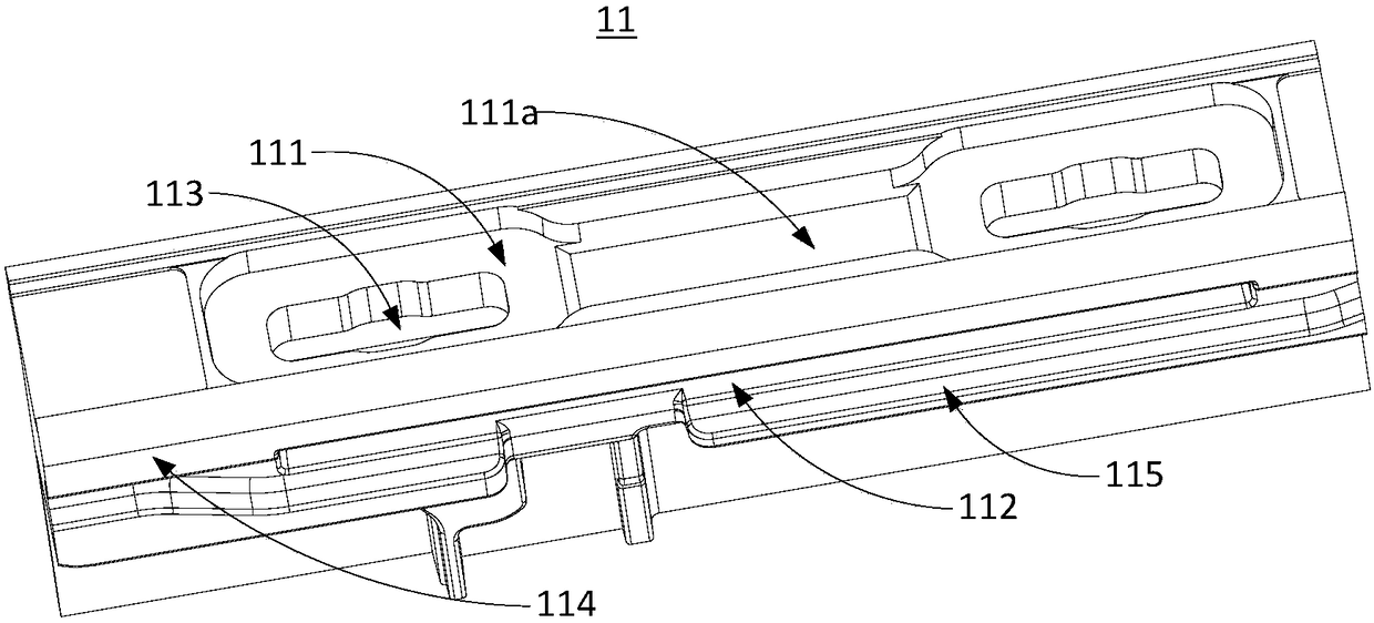 Key component for electronic device and electronic device