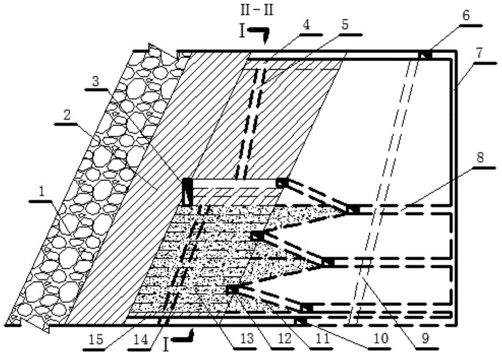 Mining method with residual ore recovery function