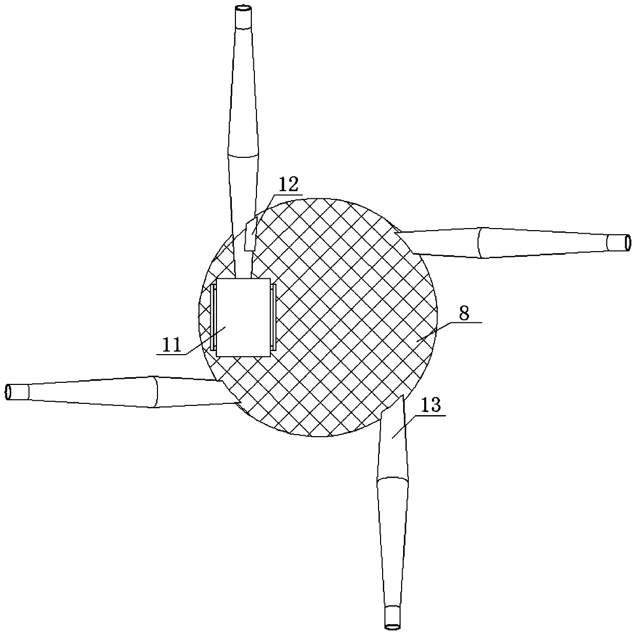 Bird repelling gun using recoil force to anticlockwise rotate and replace gun barrel and used for airport