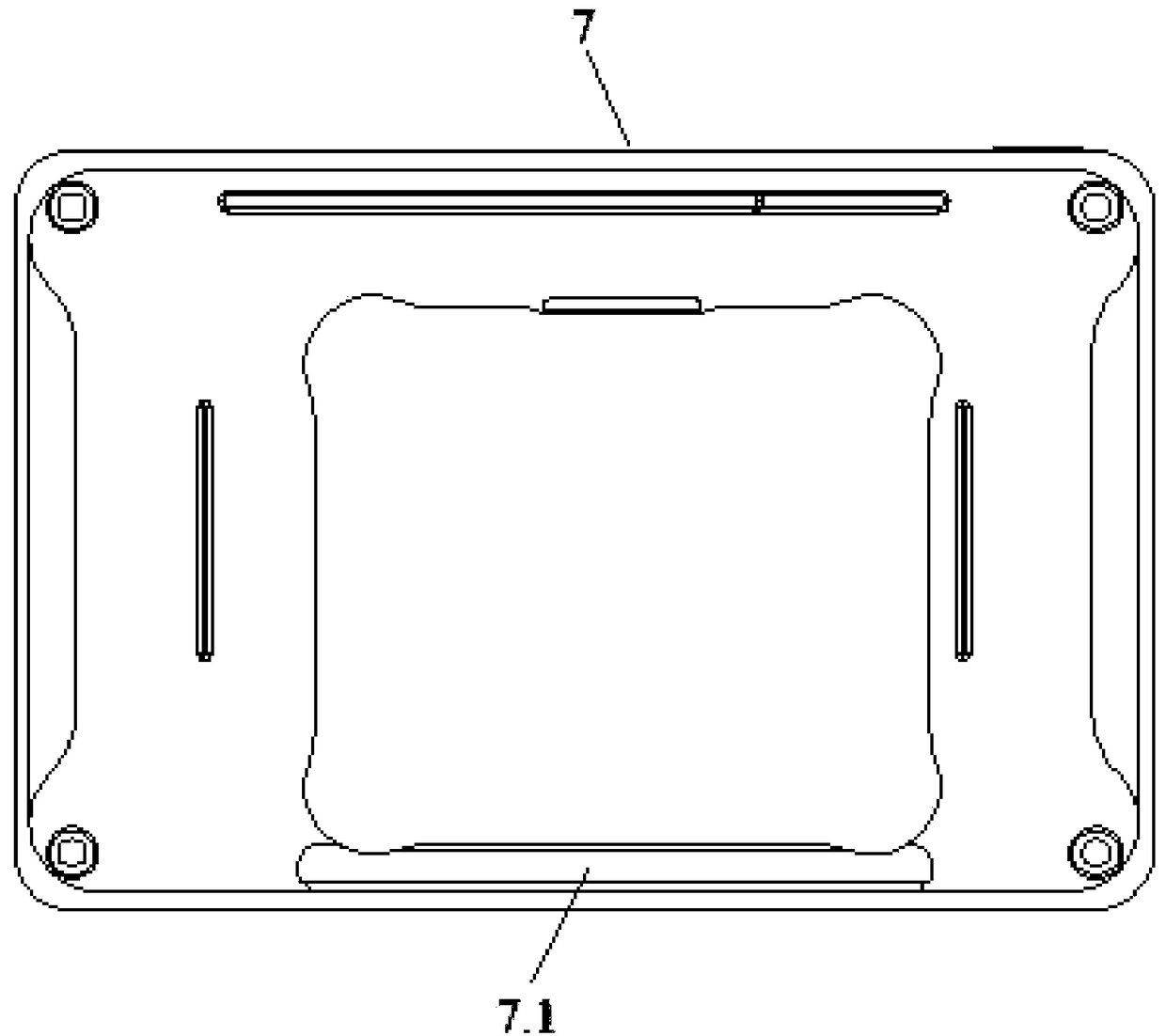 Control device of unmanned aerial vehicle and unmanned aerial vehicle