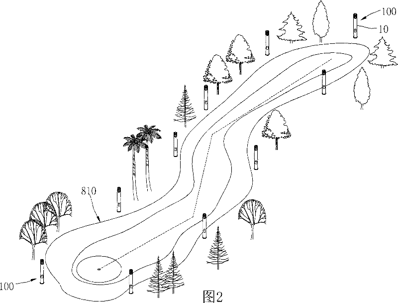 Illumination management system for golf course and control method thereof