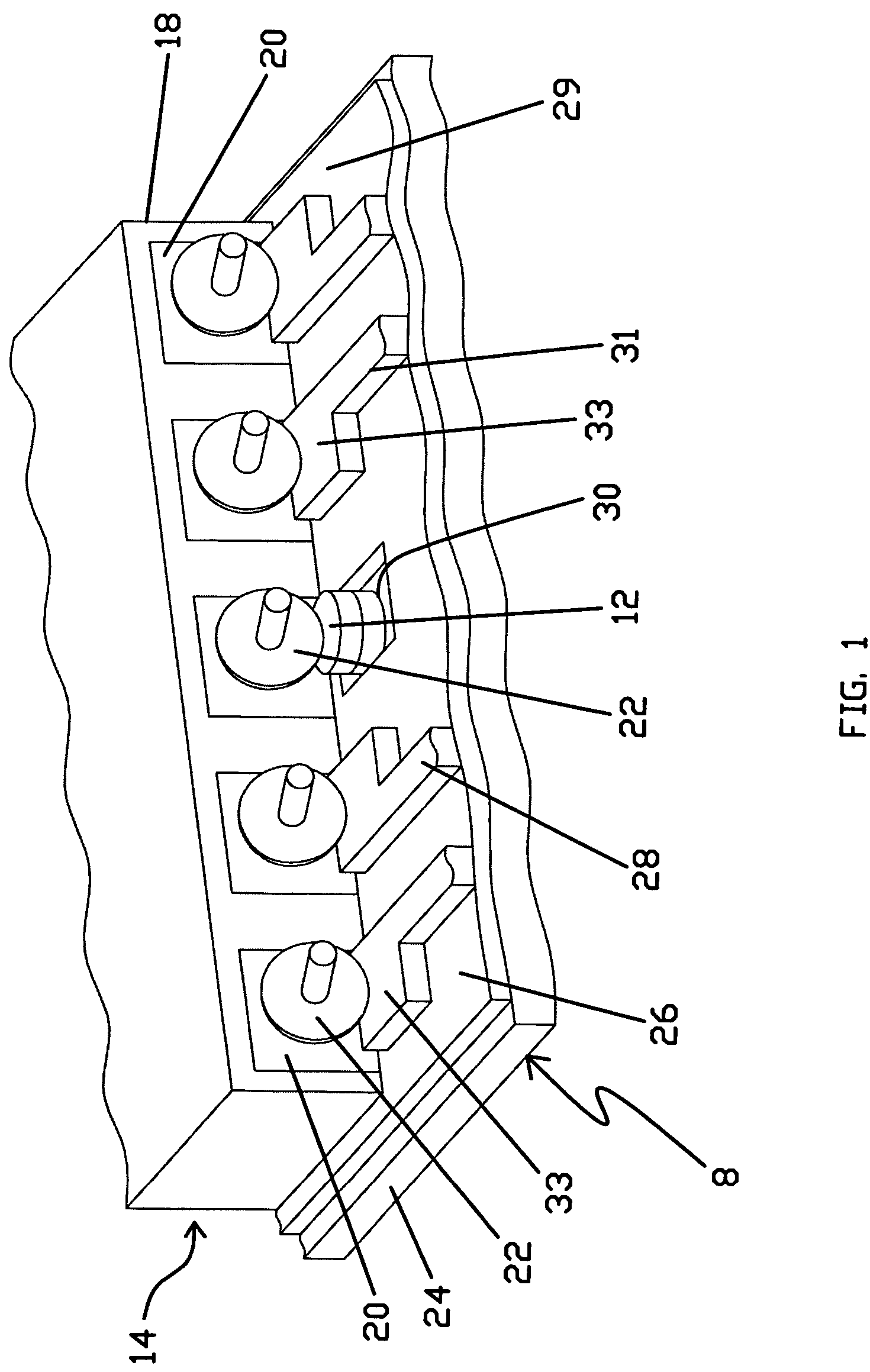 Coined ground features for integrated lead suspensions