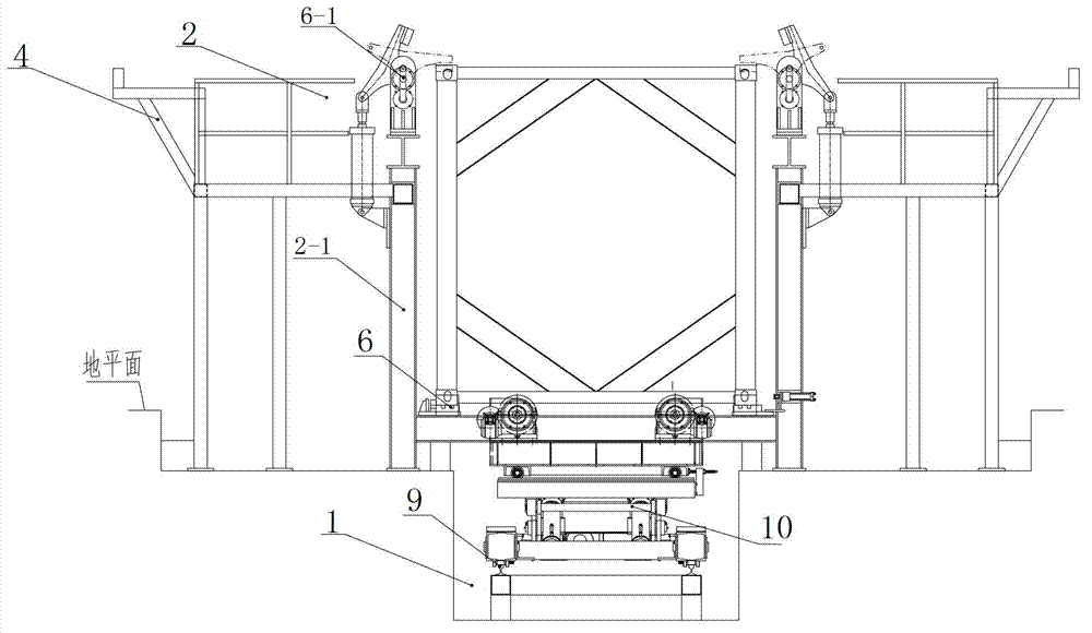 Tank container frame assembly platform system