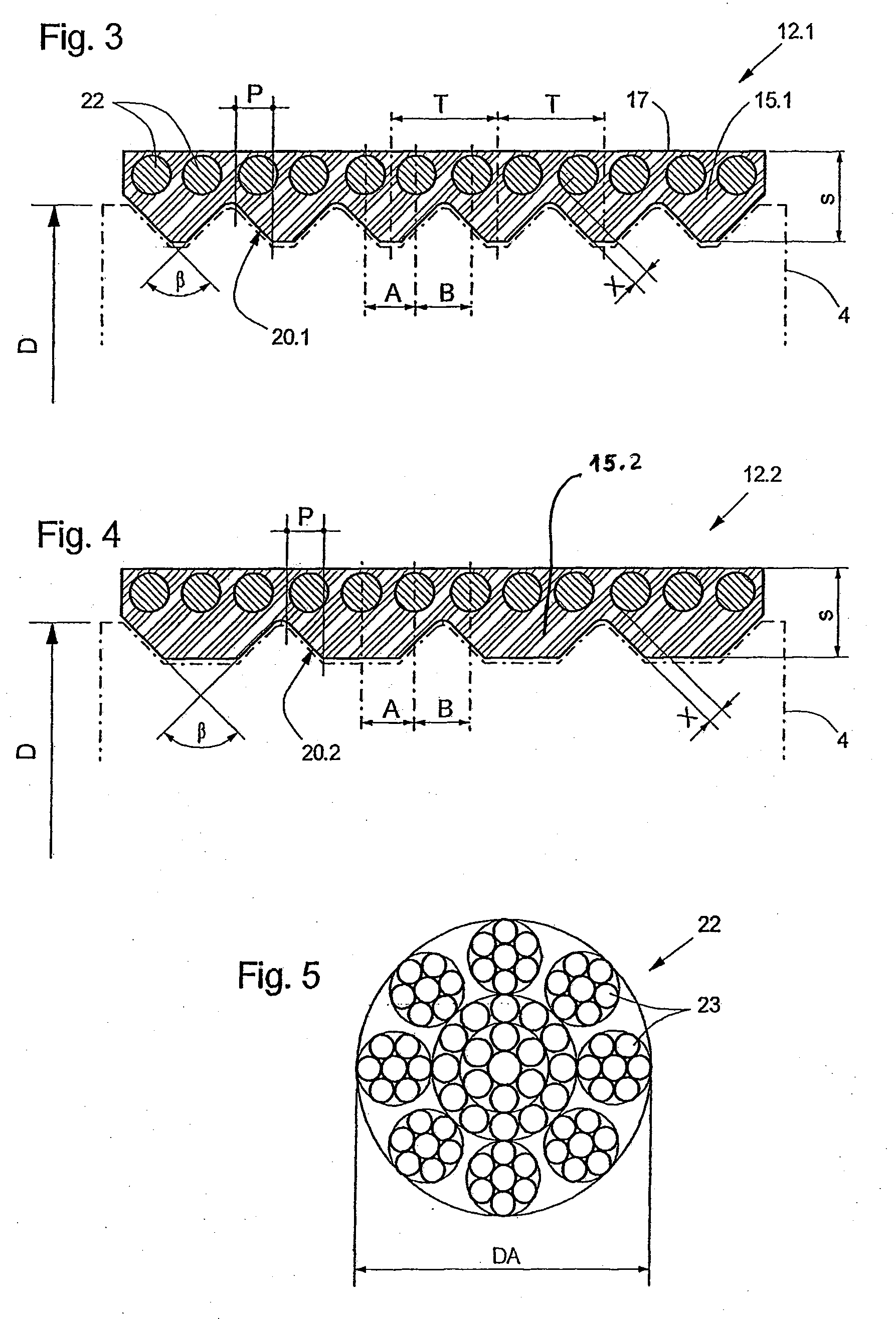 Elevator System Having a Flat Belt with Wedge-Shaped Ribs