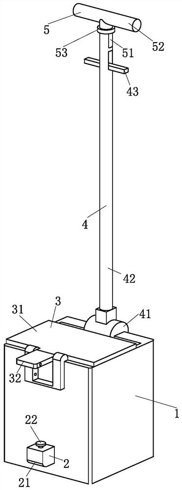 A table tennis ball pick-up device for school training