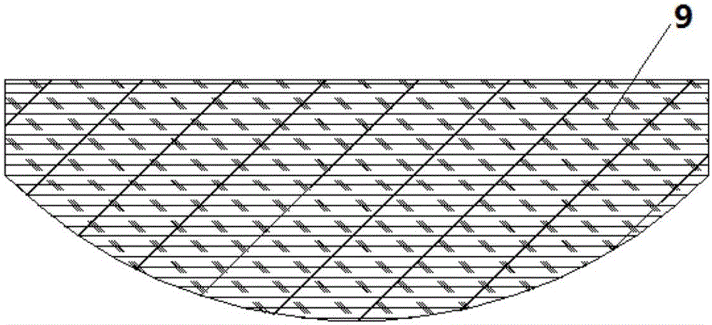 Production method and product of structured flexible conductive porous material