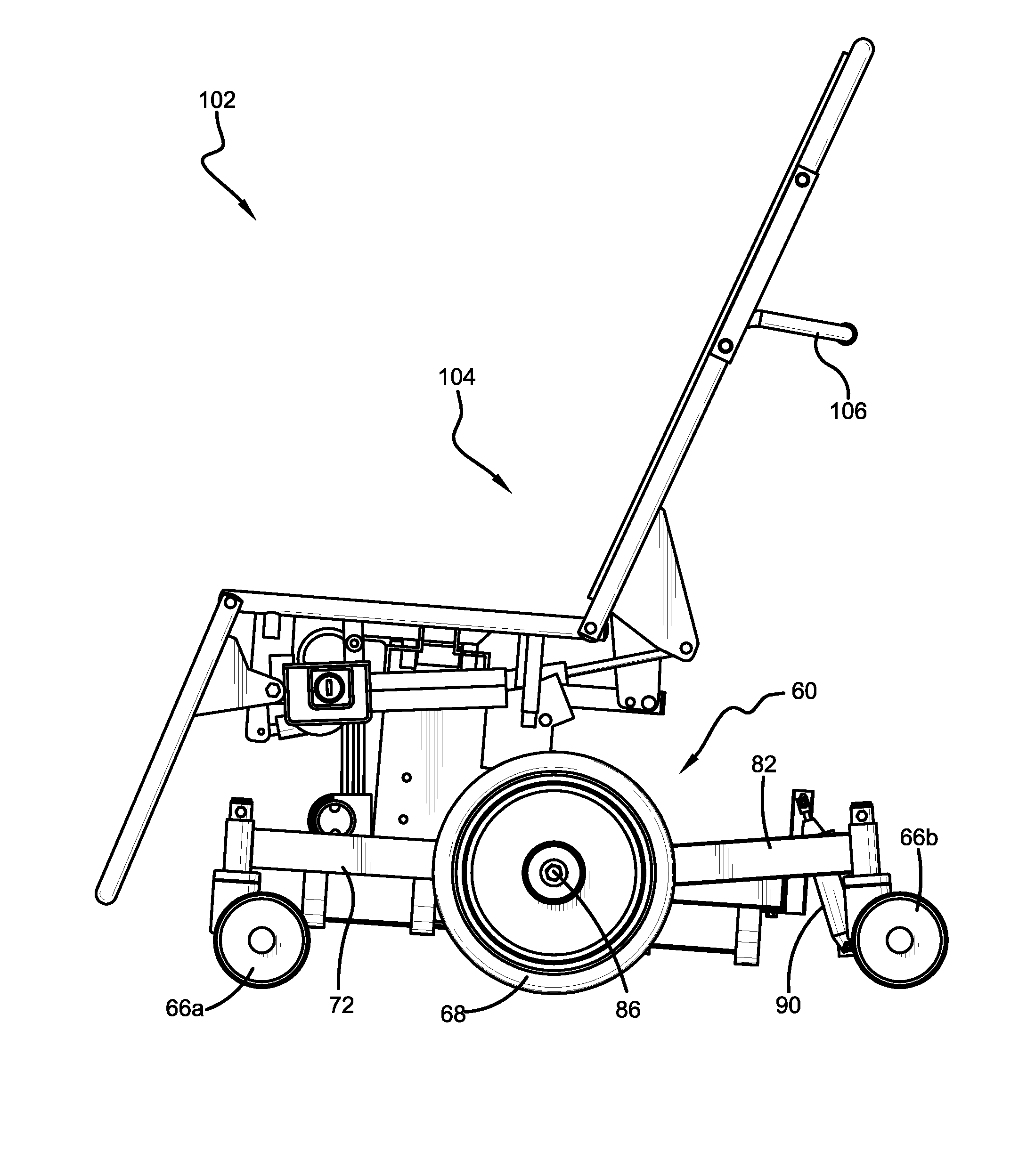 Patient transport platform