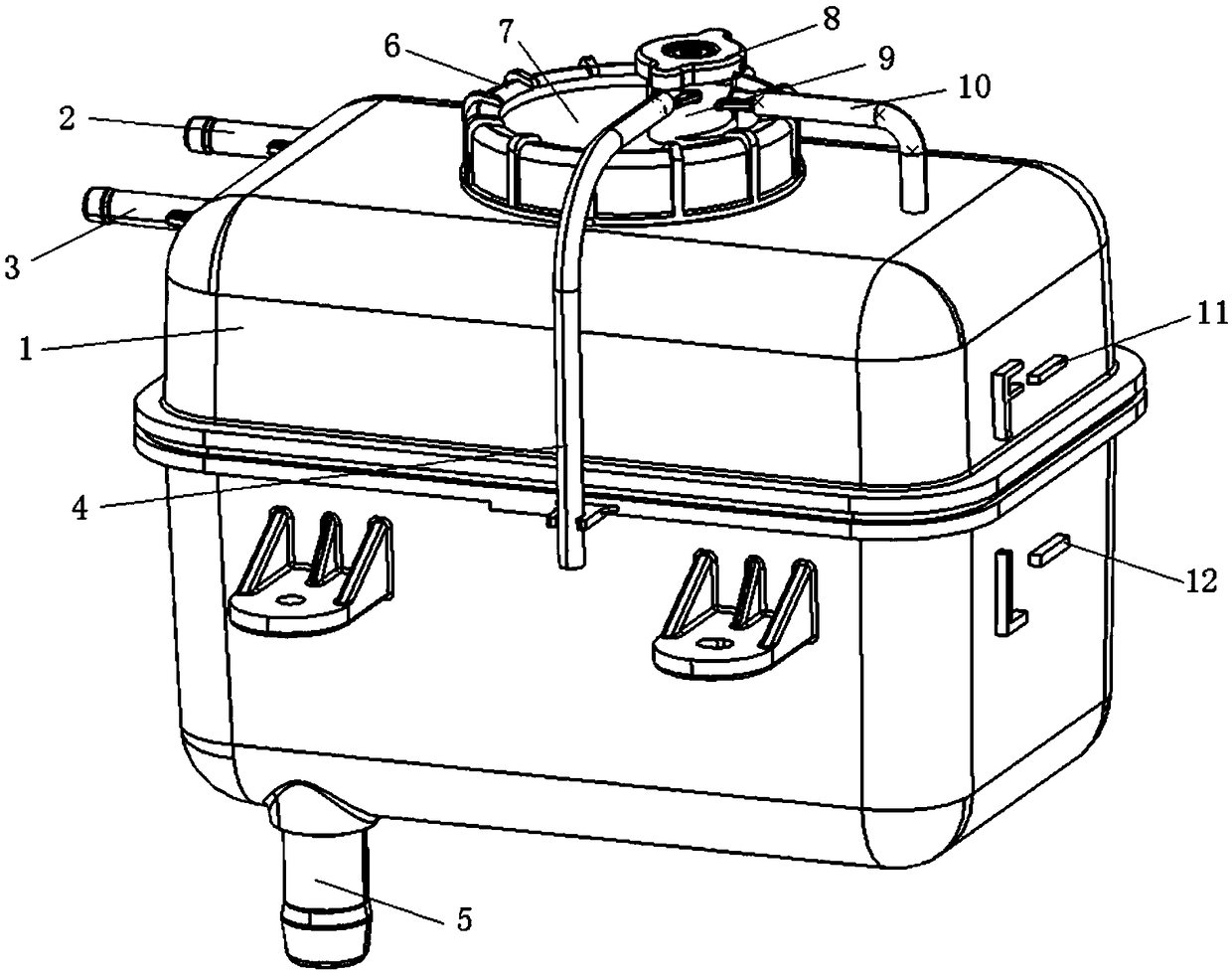 An expansion kettle and its processing method